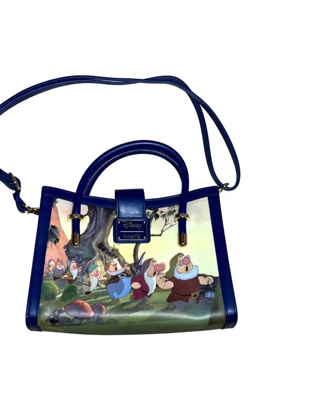 Loungefly Navy Red Snow White Satchel
